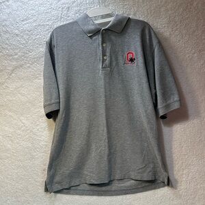 Ohio State Men’s Gray Polo Shirt Size Medium
